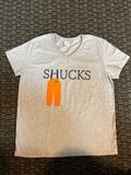 Women's V-Neck "SHUCKS" T-Shirt